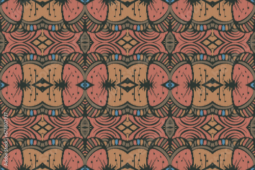 American ethnic native pattern.Traditional Navajo,Aztec,Apache,Southwest and Mexican style fabric pattern.Abstract vector motifs pattern.Design for fabric,clothing,blanket,carpet,woven,wrap,decoration