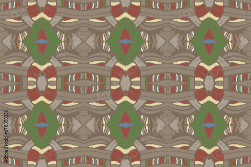 American ethnic native pattern.Traditional Navajo,Aztec,Apache,Southwest and Mexican style fabric pattern.Abstract vector motifs pattern.Design for fabric,clothing,blanket,carpet,woven,wrap,decoration