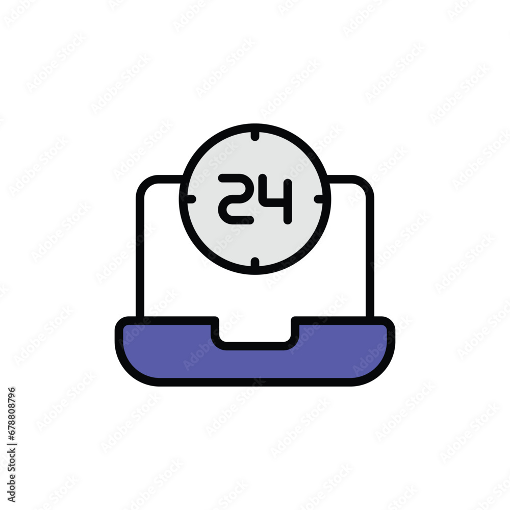 Laptop icon design with white background stock illustration Laptop icon design with white background stock illustration