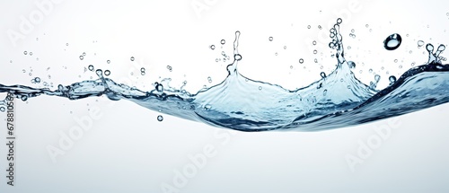 Water texture on white background