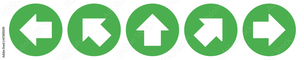 transparent arrow icon for enter and exit way with green colors transparent arrow icon for enter and exit way with green colors