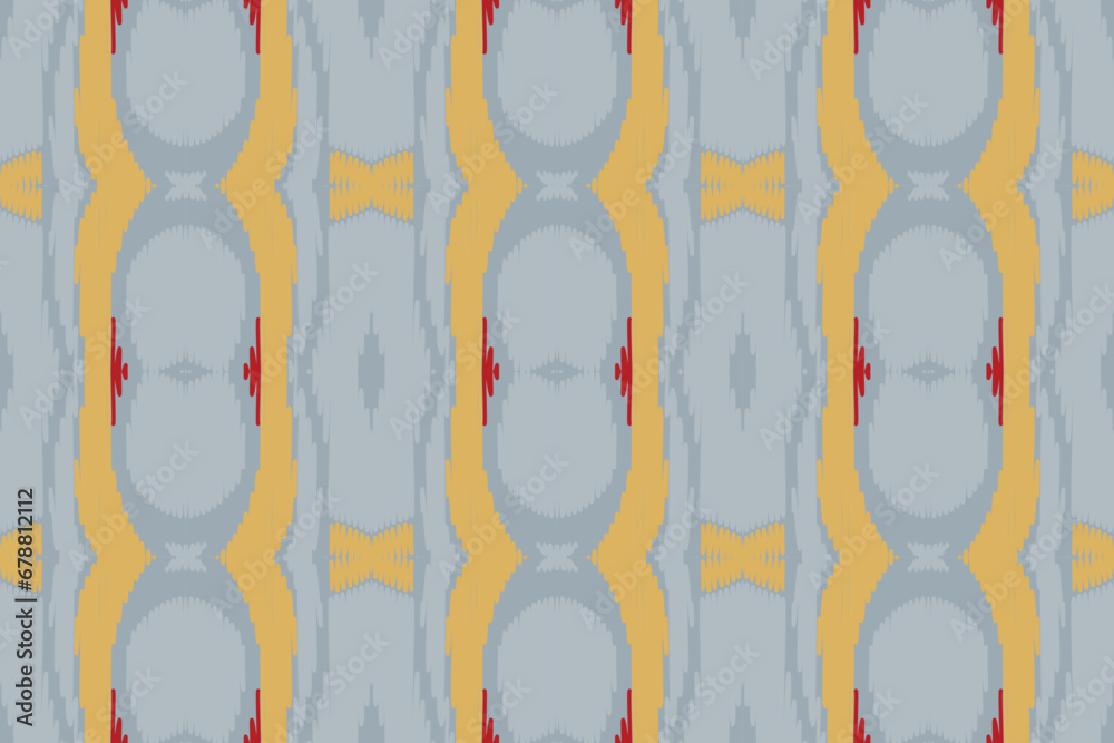 Ikat Drawing or Modern Native Thai Ikat Pattern. Geometric Ethnic Background for Pattern Seamless Design or Wallpaper. Ikat Drawing or Modern Native Thai Ikat Pattern. Geometric Ethnic Background for Pattern Seamless Design or Wallpaper.