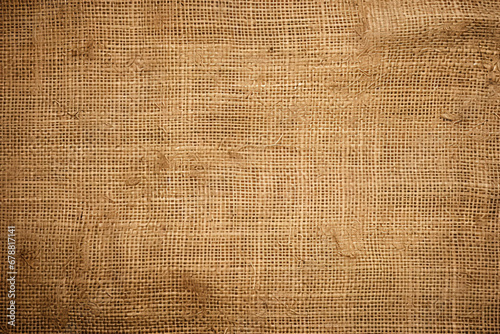Rough burlap texture, abstract grunge canvas fabric, copy space