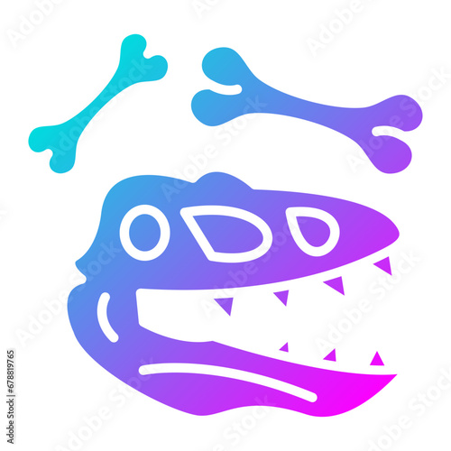 Dinosaur Fossil Icon