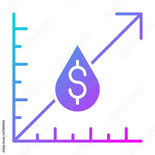 Oil Stock Market Icon