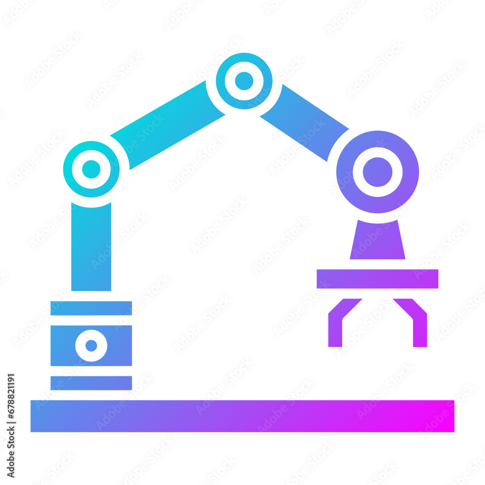 Robotic Arm Icon Robotic Arm Icon