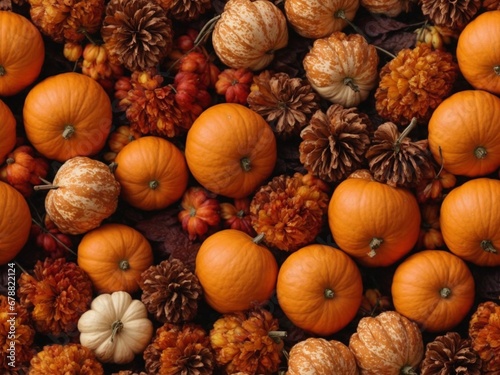 Kürbis, Herbst und Thanksgiving