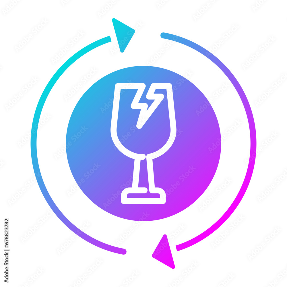 Glass Recycle Icon Glass Recycle Icon