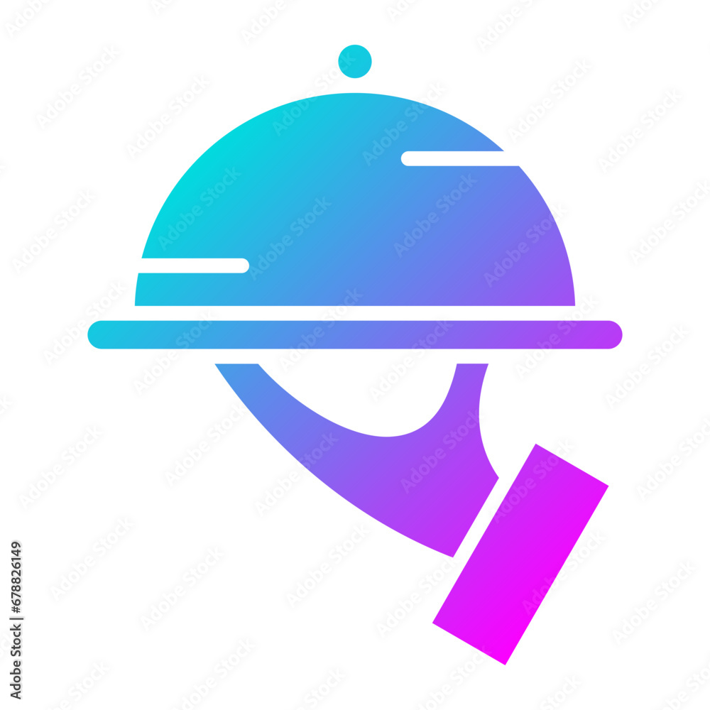 Fototapeta premium Room Service Icon