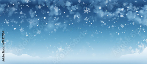 
Magical heavy snow flakes backdrop. Snowstorm speck ice particles. Snowfall sky white teal blue wallpaper. Rime snowflakes february vector. Snow hurricane landscape photo