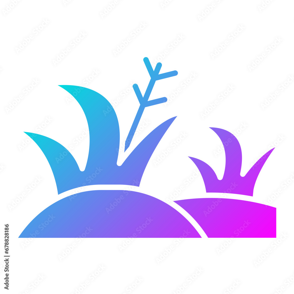 Desert Grass Icon Desert Grass Icon