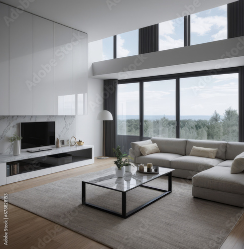 architecture , Interior Architecture,Interior space of a stylish house, Interior space of a stylish kitchen, Interior space of a stylish living room, internal space , living room,kitchen, Luxury house