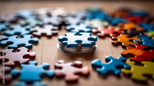 Unsolved Challenges: Scattered Jigsaw Puzzle Pieces