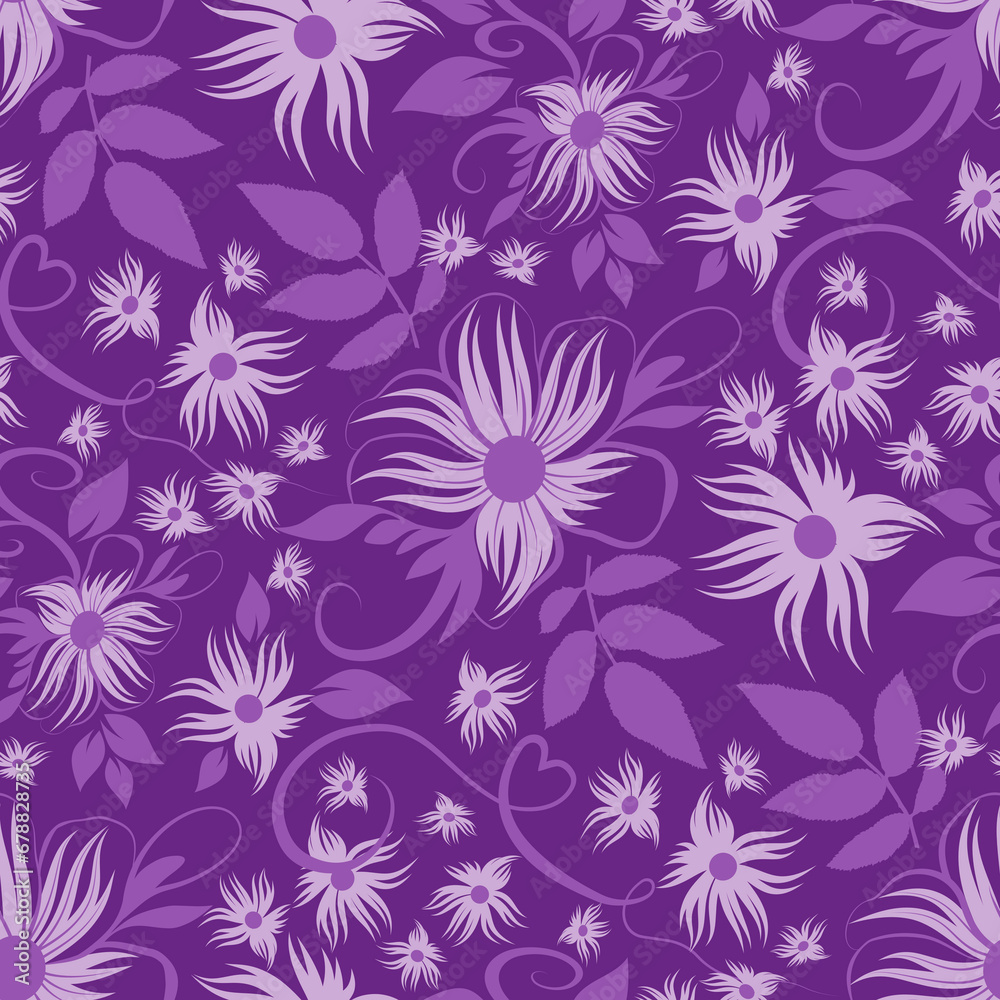 Abstract indigo floral pattern
Abstract indigo floral pattern