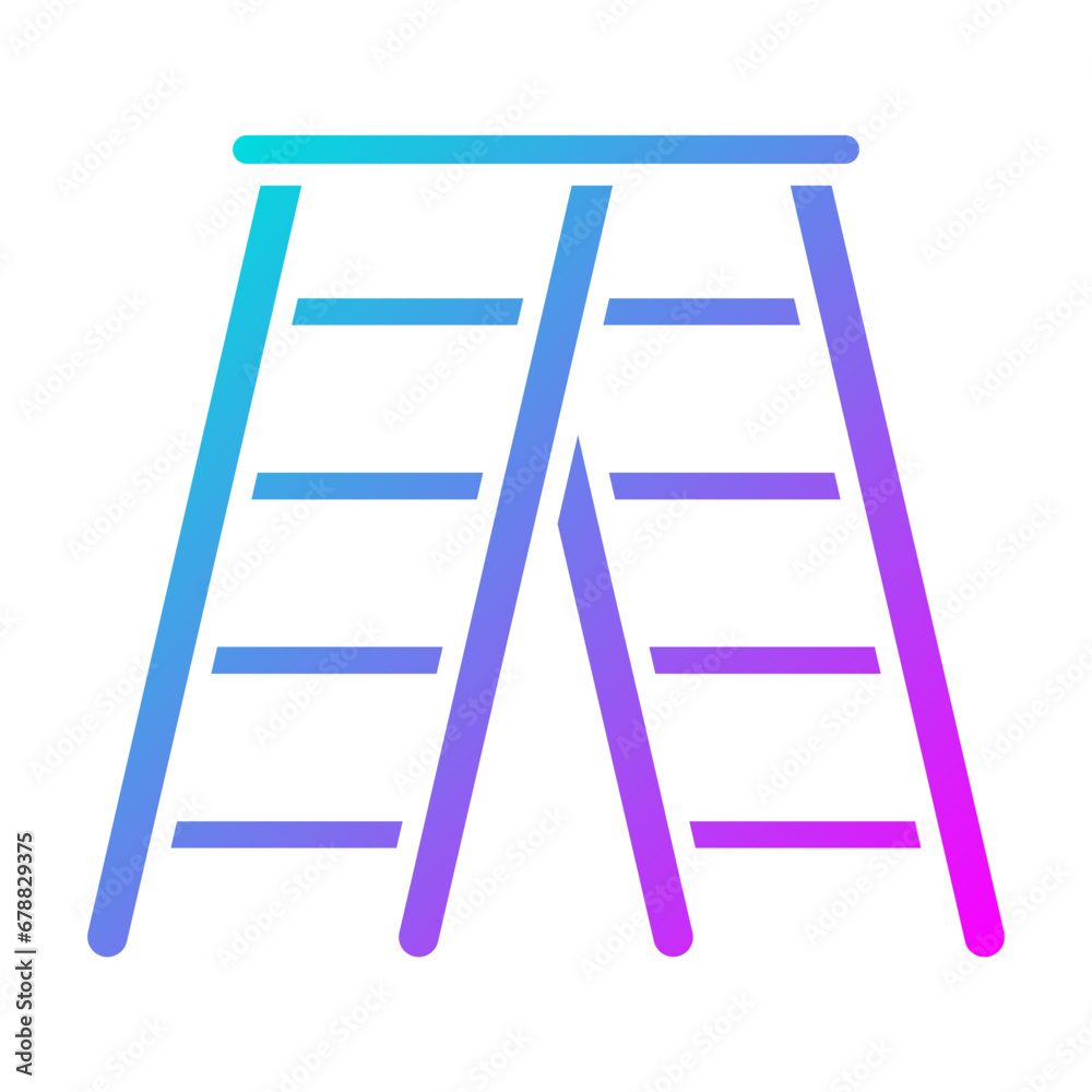 Stepladder Icon Stepladder Icon