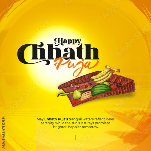 Poster for Chhath Puja, fea...