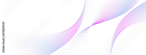 Abstract flowing lines wave. Digital future technology concept.  