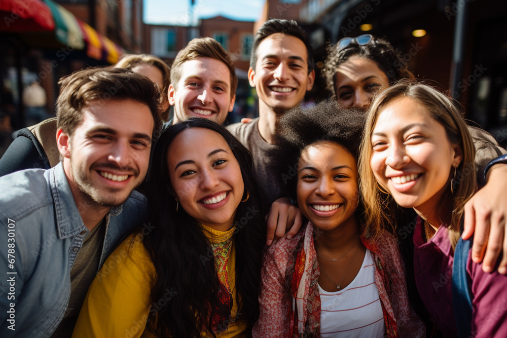 Community Unity: A Diverse Group of People Coming Together in a Community Event Community Unity: A Diverse Group of People Coming Together in a Community Event