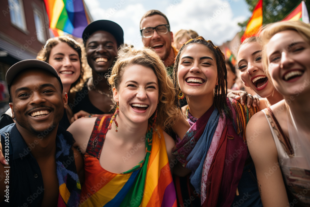 Community Unity: A Diverse Group of People Coming Together in a Community Event Community Unity: A Diverse Group of People Coming Together in a Community Event