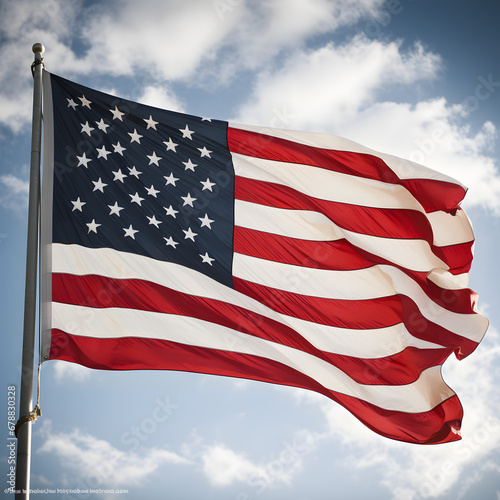 Flag of U.S.A, country flag, stars and stripes