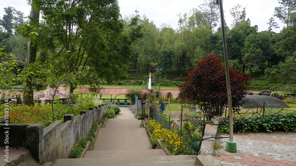 Beautiful scenic garden of Kodaikanal Bryant Park. Beautiful scenic garden of Kodaikanal Bryant Park.
