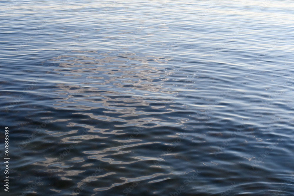 Sea surface with ripple pattern