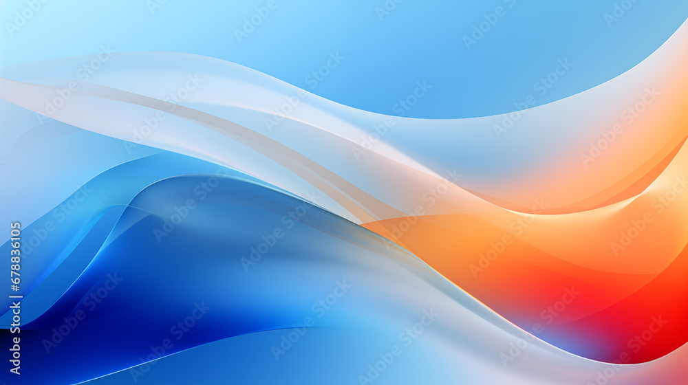 Fototapeta premium Abstract modern wave background