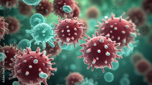 Streptococcus pneumoniae bacteria, also known as pneumococcus, Gram-positive bacteria responsible for causing various respiratory tract infections, including pneumonia, 3D illustration.

 photo