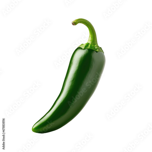 long pepper isolated on transparent background