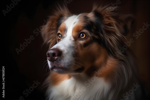Portrait of a Australian Shepherd dog © Elena