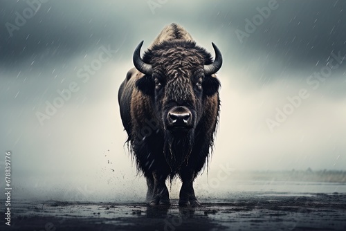 A majestic bison. Great for photos of wildlife, national parks, nature, conservation, great plains and more. 