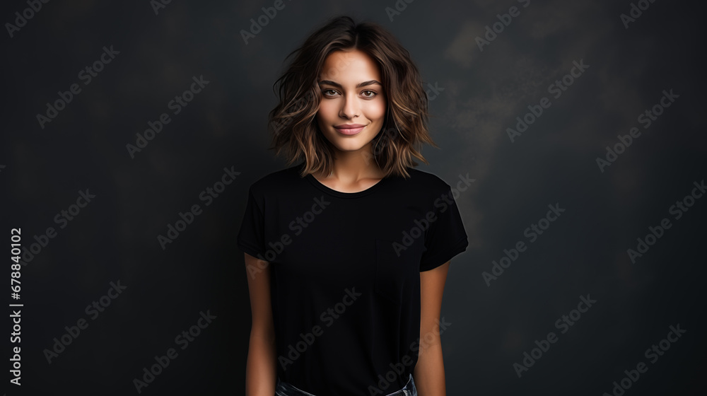 t-shirt mockup on model t-shirt mockup on model