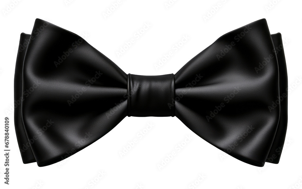 A black ribbon on the transparent background A black ribbon on the transparent background