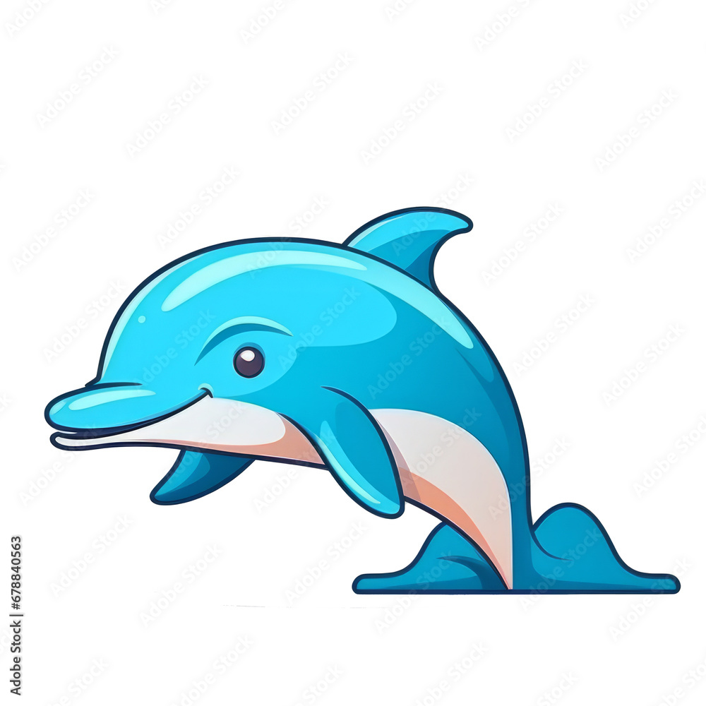 A dolphin photorealistic, transparent, background A dolphin photorealistic, transparent, background