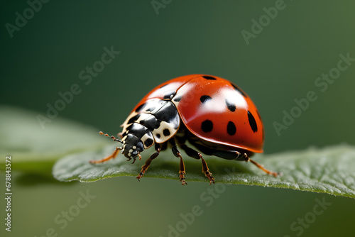 Ladybug in the forest