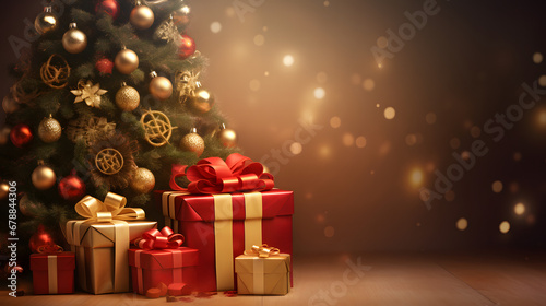 christmas tree and gifts,christmas tree with christmas gifts, lots of christmas gifts