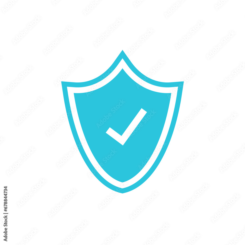 Shield security protection symbol. From blue icon set. Shield security protection symbol. From blue icon set.
