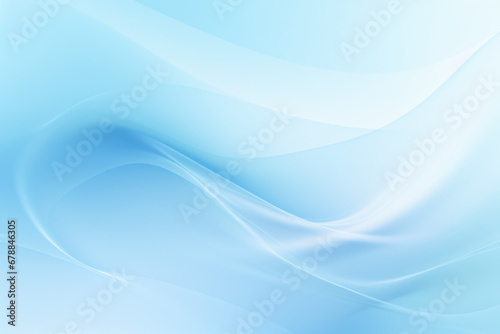 Abstract soft blue waves background design © youriy