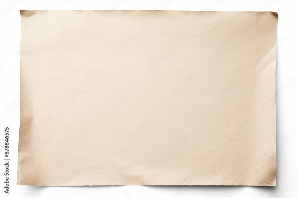 Smooth beige paper with soft creases