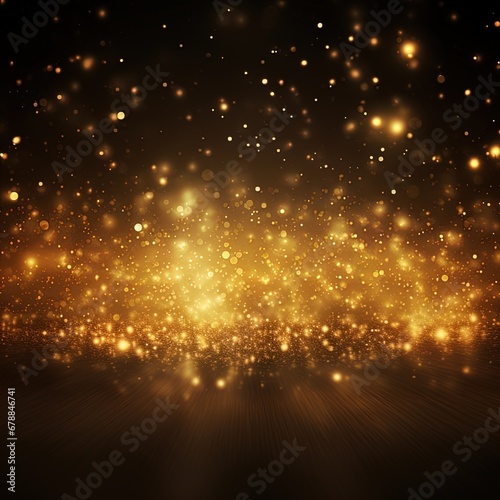 An explosion of golden glitter with depth of field and bokeh. Great for backgrounds  presentations  posters  overlays  invites  greeting cards and more. 