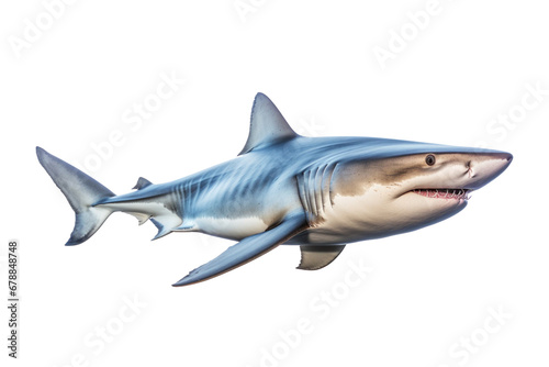 A Shark isolated on a transparent background.