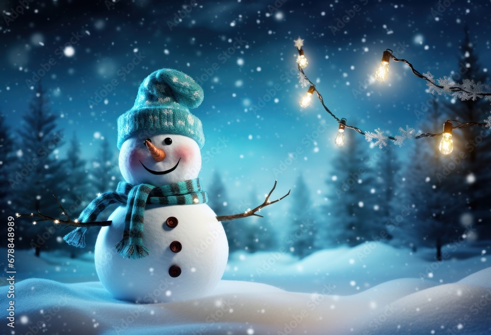 snowman background stock graphics