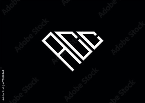Modern letter A C C diamond shape logo And initial monogram A C C letter logo vector template