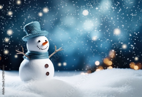 snowman background stock graphics © olegganko