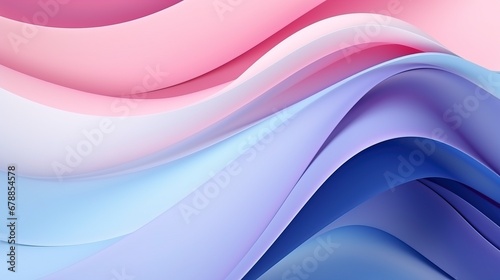 Abstract background with smooth lines and waves. AI Generation