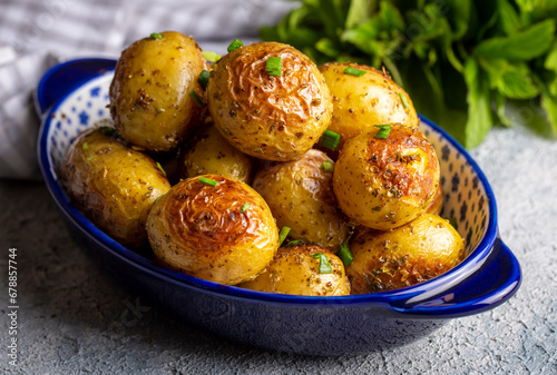 Roasted baked baby potatoes...