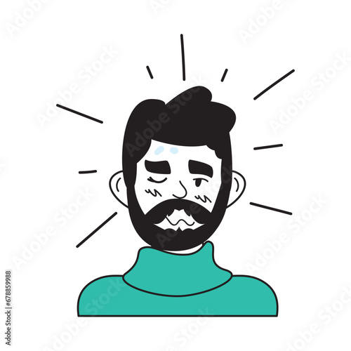 tourette syndrome concept