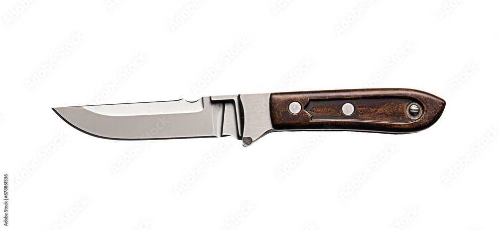 Navaja cuchillo con mango de madera. Navaja cuchillo con mango de madera.