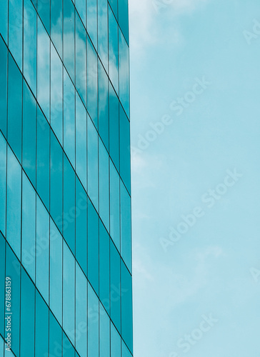Office Building with Glasses