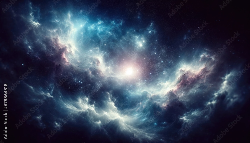 Cosmic Nebula Illumination